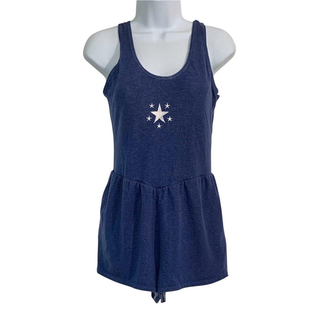 BLAIR Blue Star Print Swim Romper Sz 12